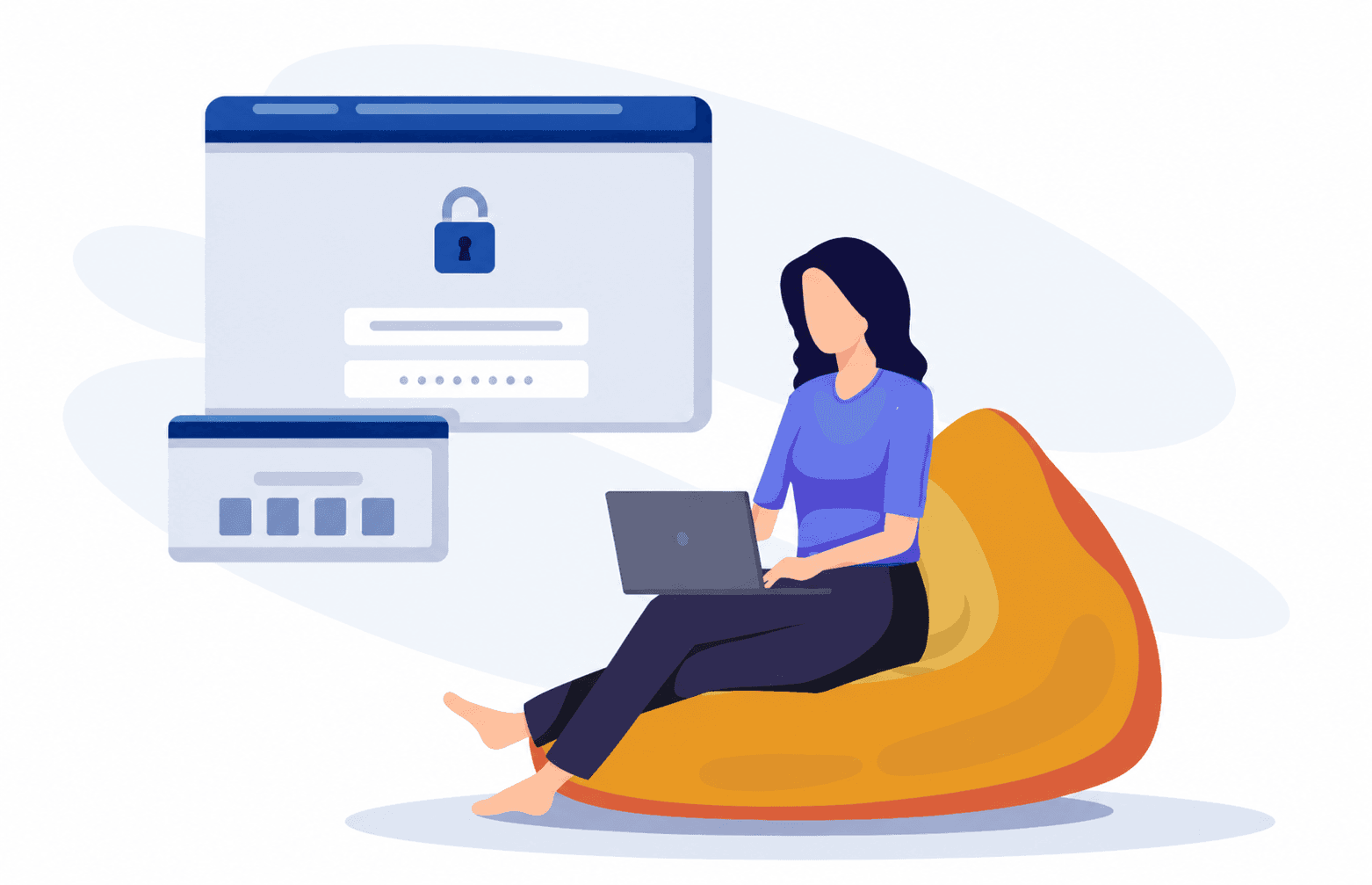 Privacy Policy Security Illustration